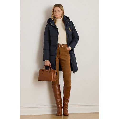Lauren Ralph Lauren gewatteerde jas donkerblauw afbeelding