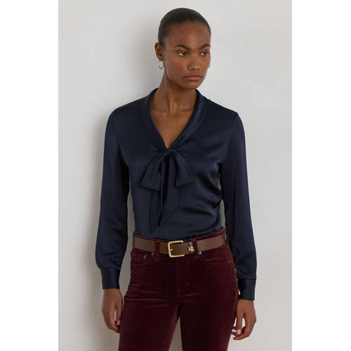 Lauren Ralph Lauren blousetop donkerblauw afbeelding