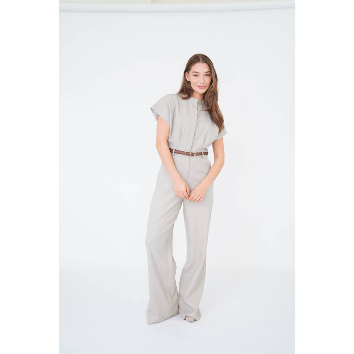 Est'seven jumpsuit beige
