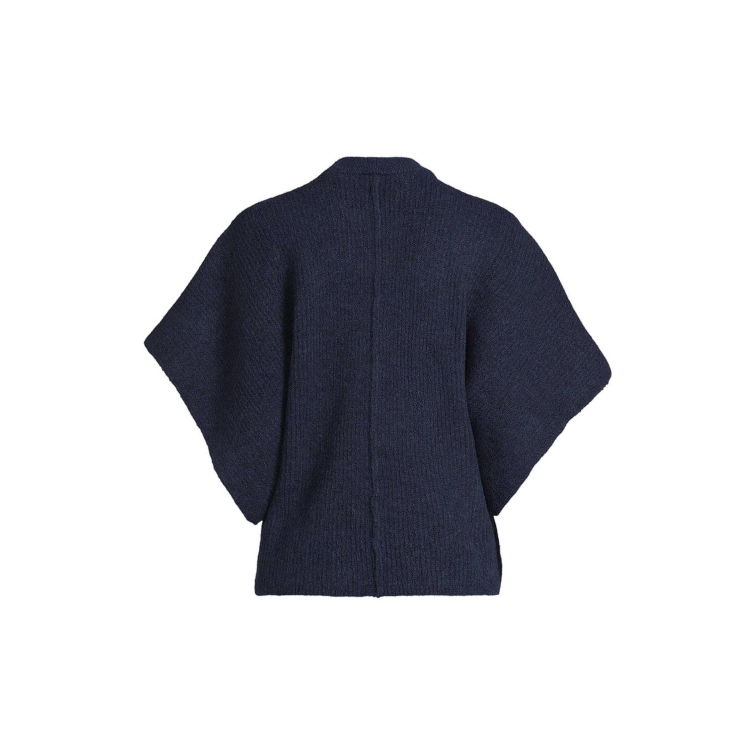 Est'seven gebreide trui met wol donkerblauw