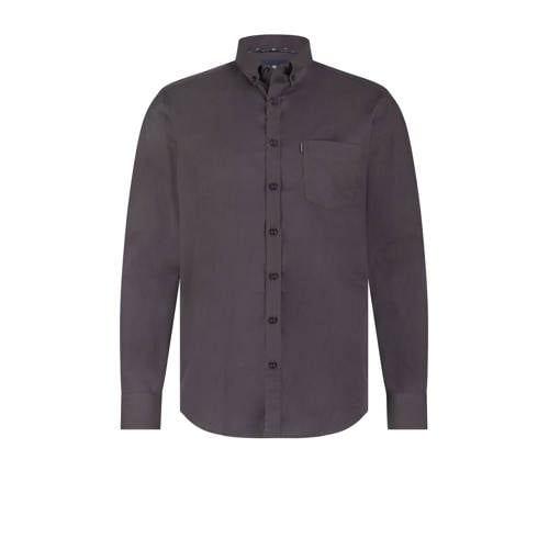 State of Art regular casual overhemd donkerpaars afbeelding