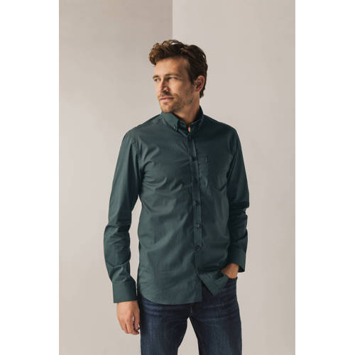 State of Art regular casual overhemd groen afbeelding