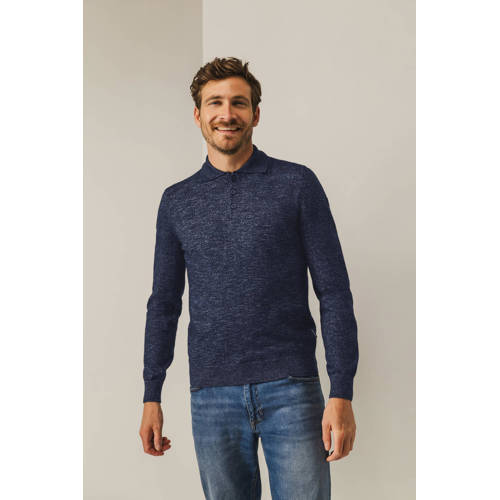 State of Art gebreide trui donkerblauw afbeelding
