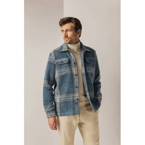 State of Art geruite overshirt blauw afbeelding