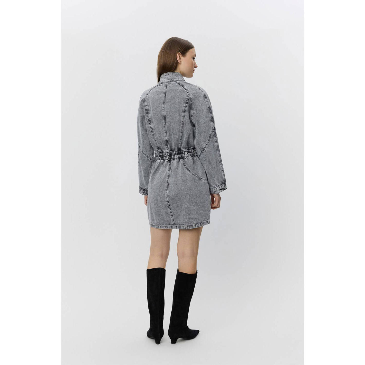 Sofie Schnoor denim spijkerjurk grijs