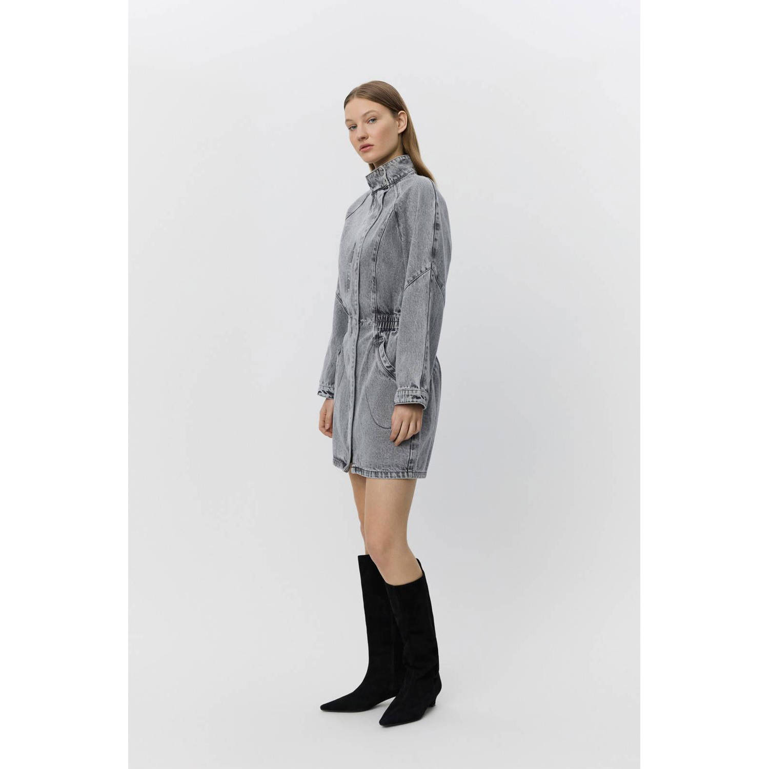 Sofie Schnoor denim spijkerjurk grijs