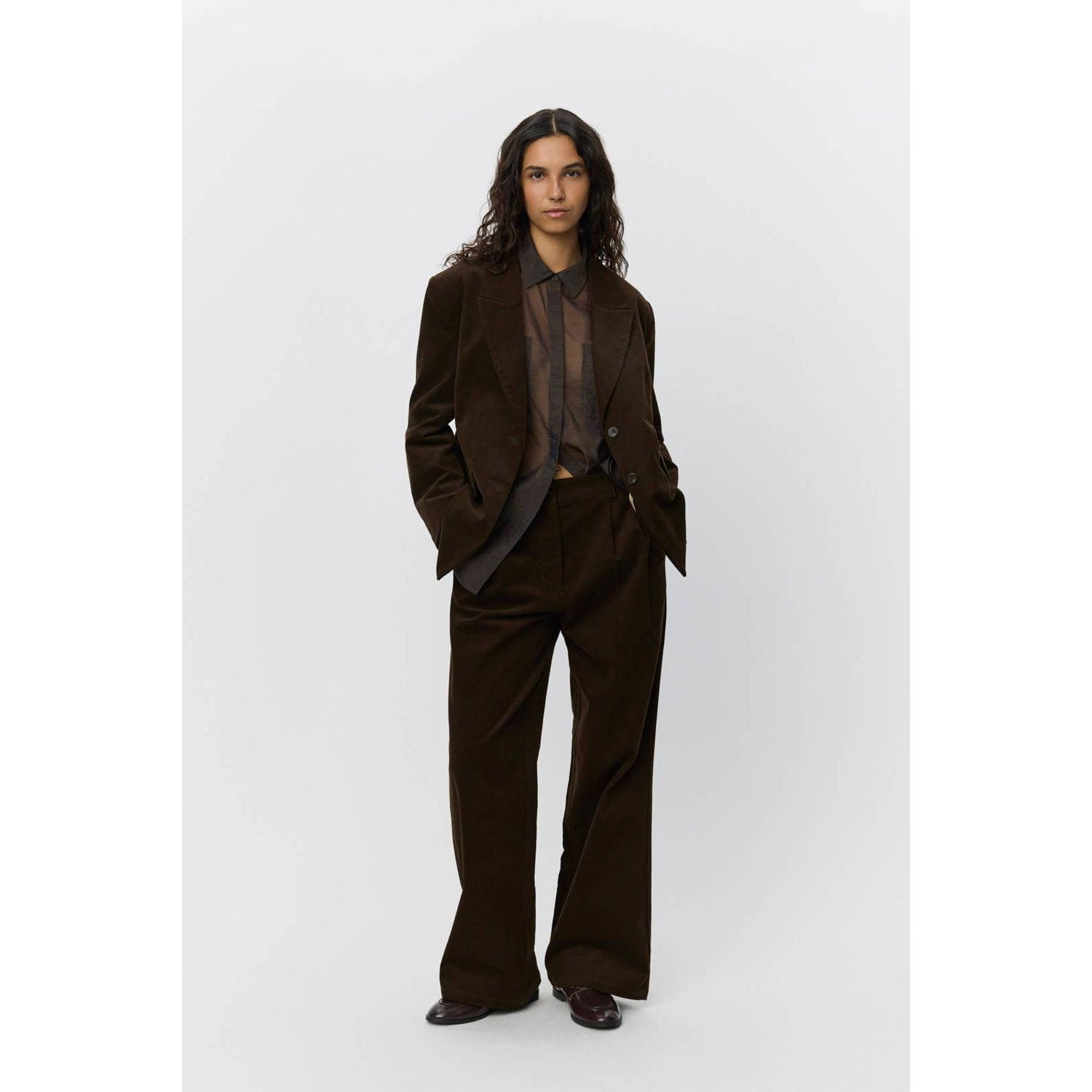 Sofie Schnoor oversized blazer bruin