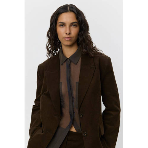 Sofie Schnoor oversized blazer bruin afbeelding