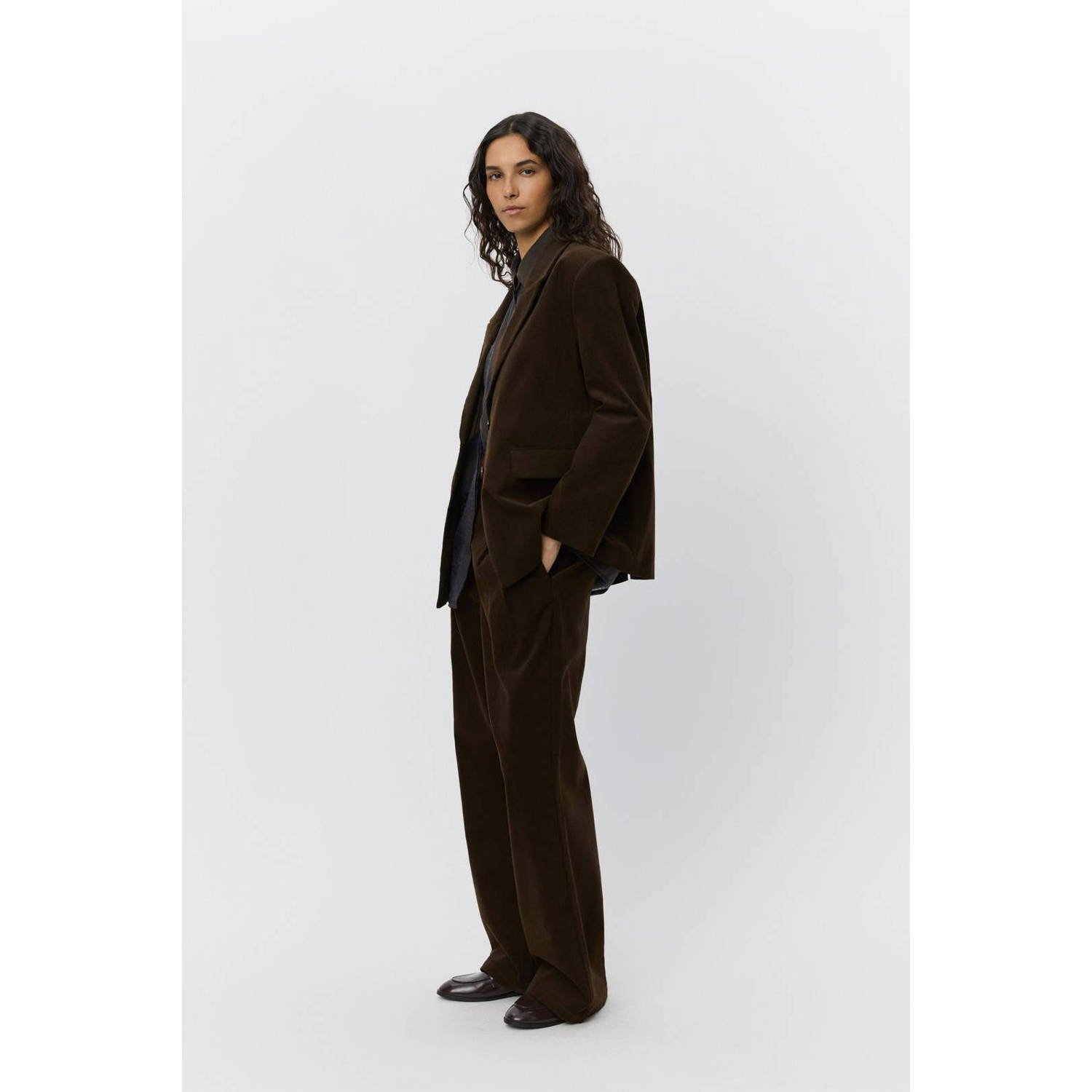 Sofie Schnoor oversized blazer bruin
