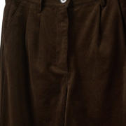 thumbnail: Sofie Schnoor wide leg high waist broek bruin
