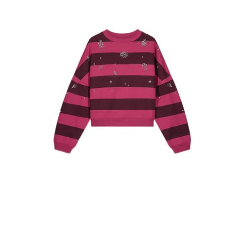 Fabienne Chapot sweater roze met parels afbeelding