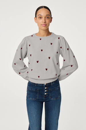 sweater grijs melange
