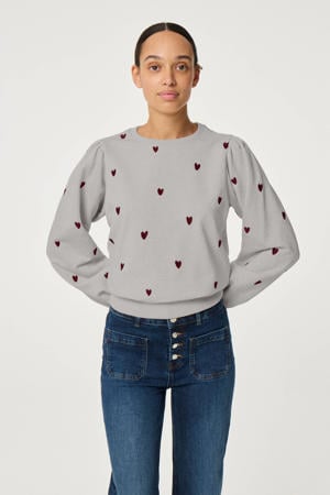 sweater grijs melange