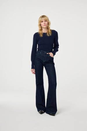 bootcut jeans dark blue denim