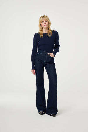 bootcut jeans dark blue denim