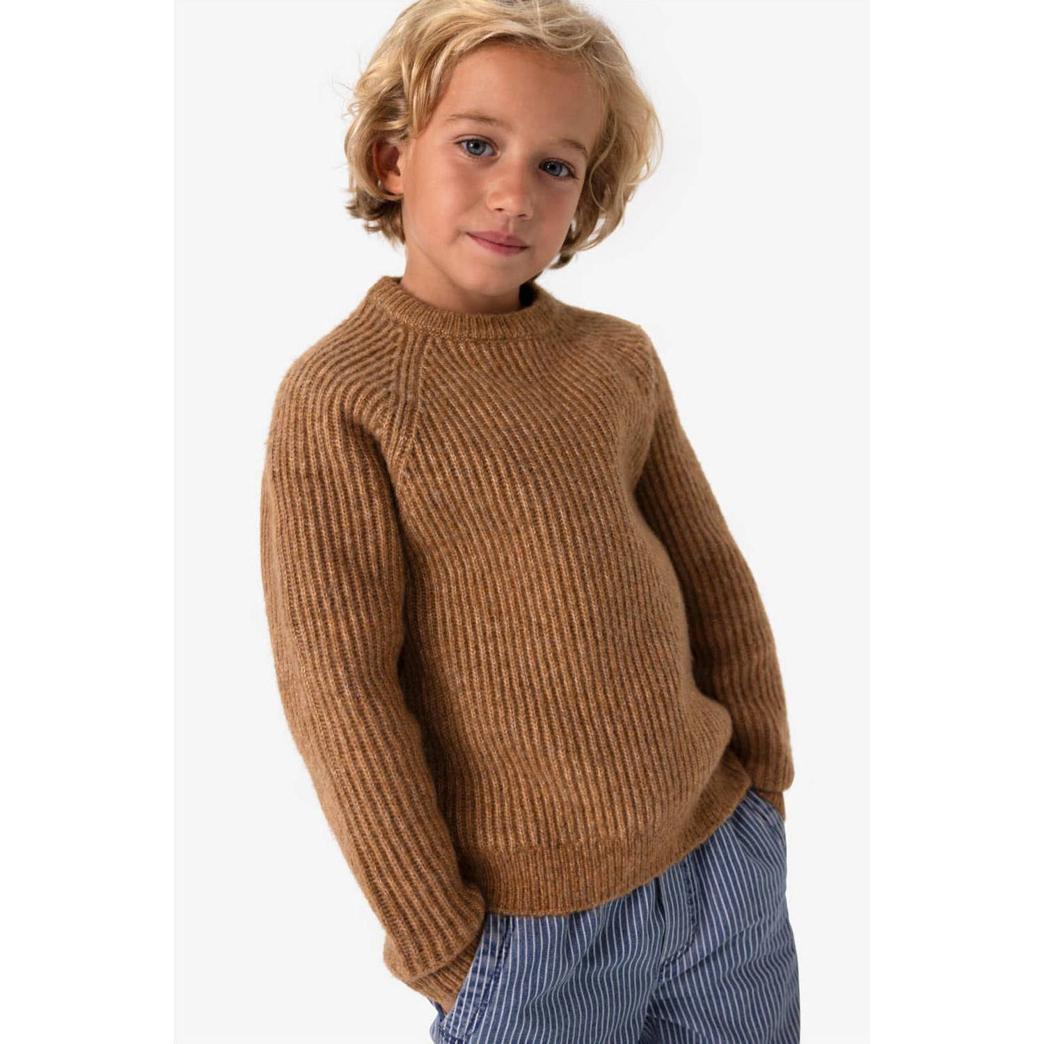 Sissy-Boy trui bruin gebreid