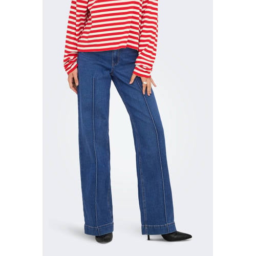 ONLY high waist wide leg jeans afbeelding
