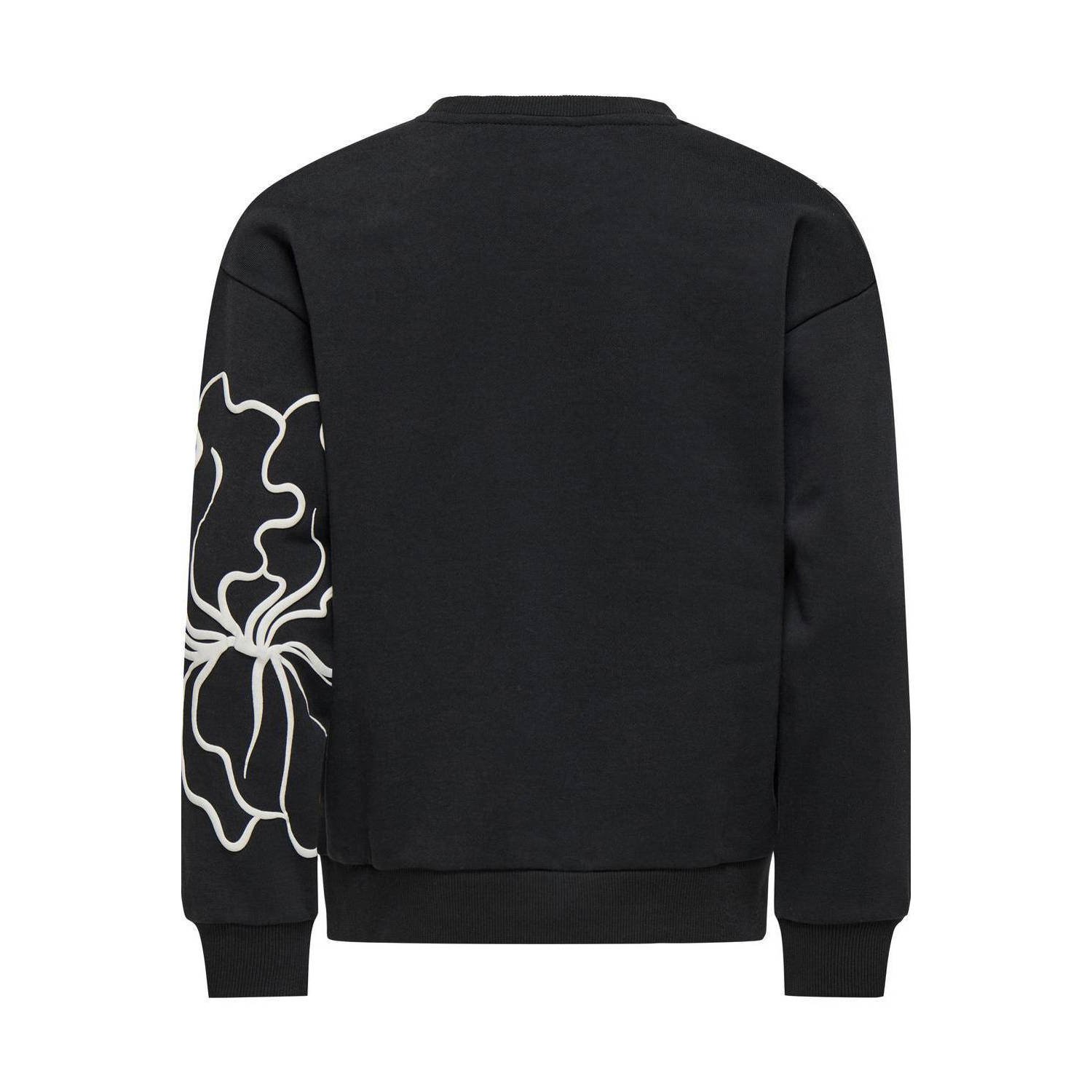 ONLY KIDS GIRL sweater zwart