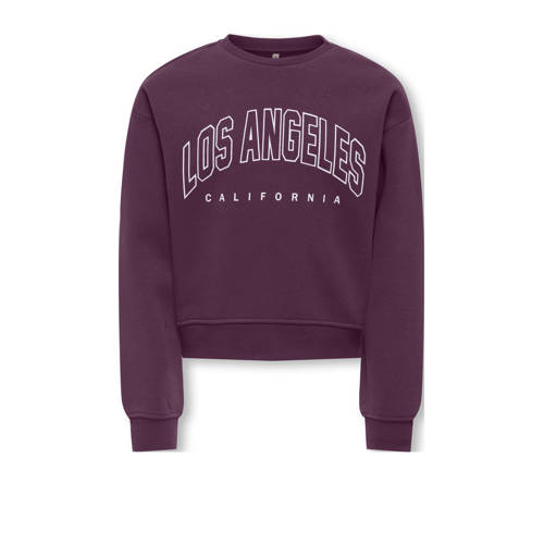 KIDS ONLY GIRL sweater paars afbeelding