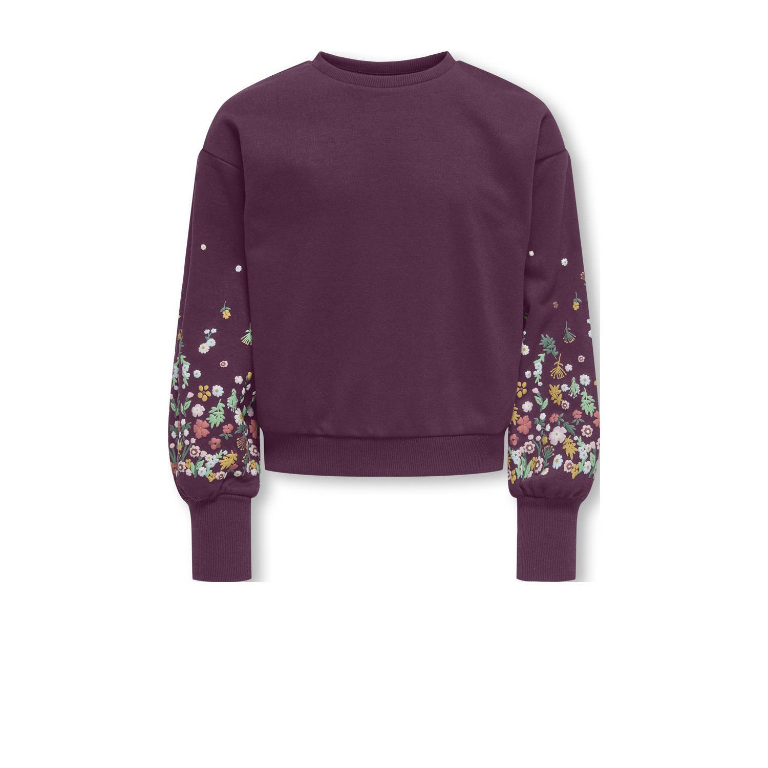 ONLY KIDS GIRL sweater donkerpaars