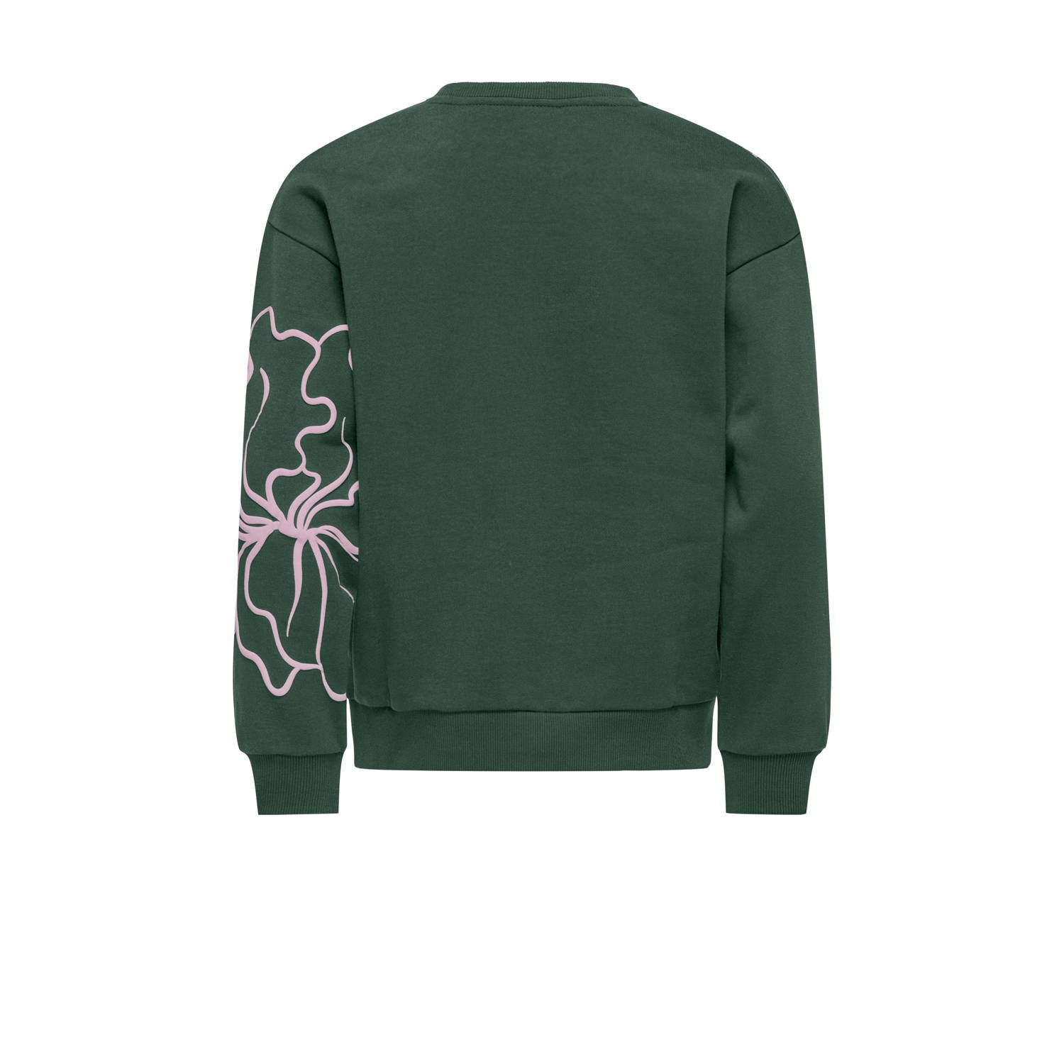 ONLY KIDS GIRL sweater donkergroen
