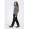 KIDS ONLY GIRL trui met backprint grijs melange gebreid