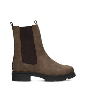 Sophie gevoerde chelseaboots donkerbruin