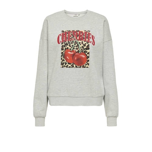 ONLY sweater lichtgrijs afbeelding