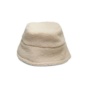 teddy bucket hat PCNETTY ecru