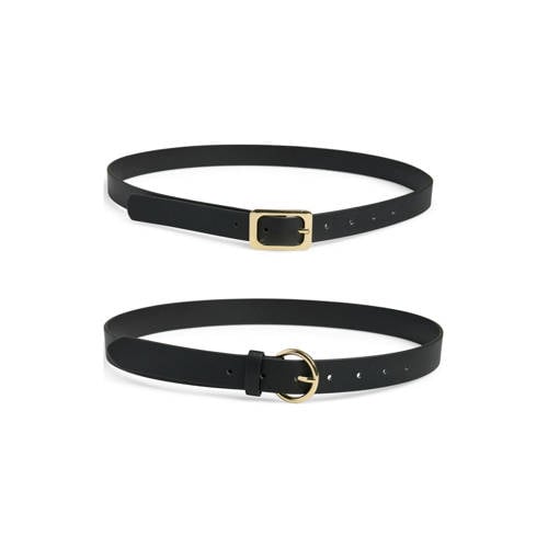 PIECES riem PCJILANE - set van 2 zwart afbeelding