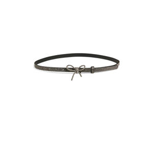 riem PCJAYDA met strass zilverkleurig