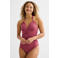 BEACHWAVE corrigerend halter badpak met lurex roze