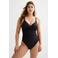 BEACHWAVE corrigerend badpak zwart