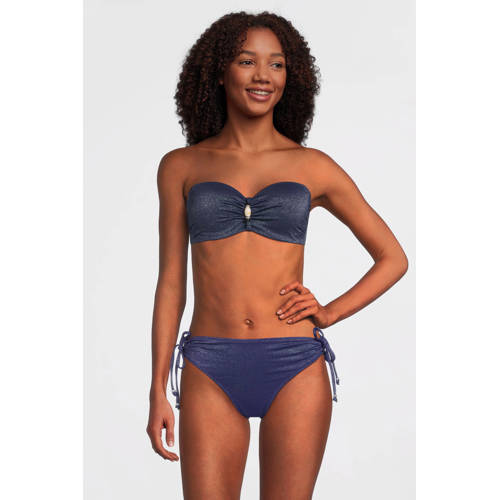 BEACHWAVE bikinibroekje met lurex donkerblauw afbeelding