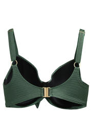 thumbnail: BEACHWAVE Curve voorgevormde beugel bikinitop met textuur groen