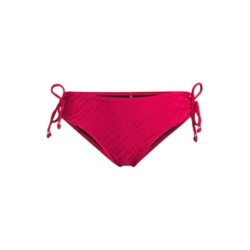 BEACHWAVE bikinibroekje met textuur fuchsia afbeelding