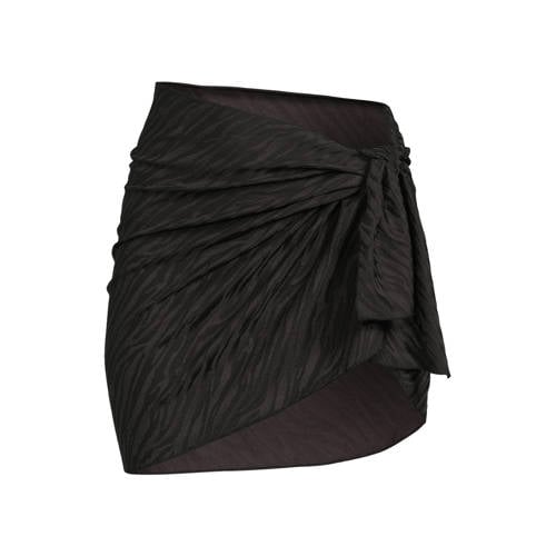 BEACHWAVE pareo met textuur zwart afbeelding