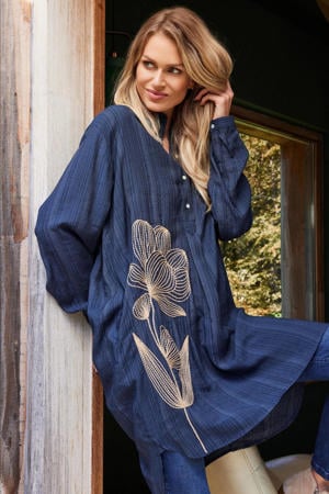 tuniek dark blue denim