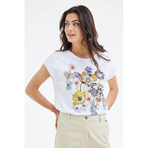 Didi straight high waist broek zand afbeelding