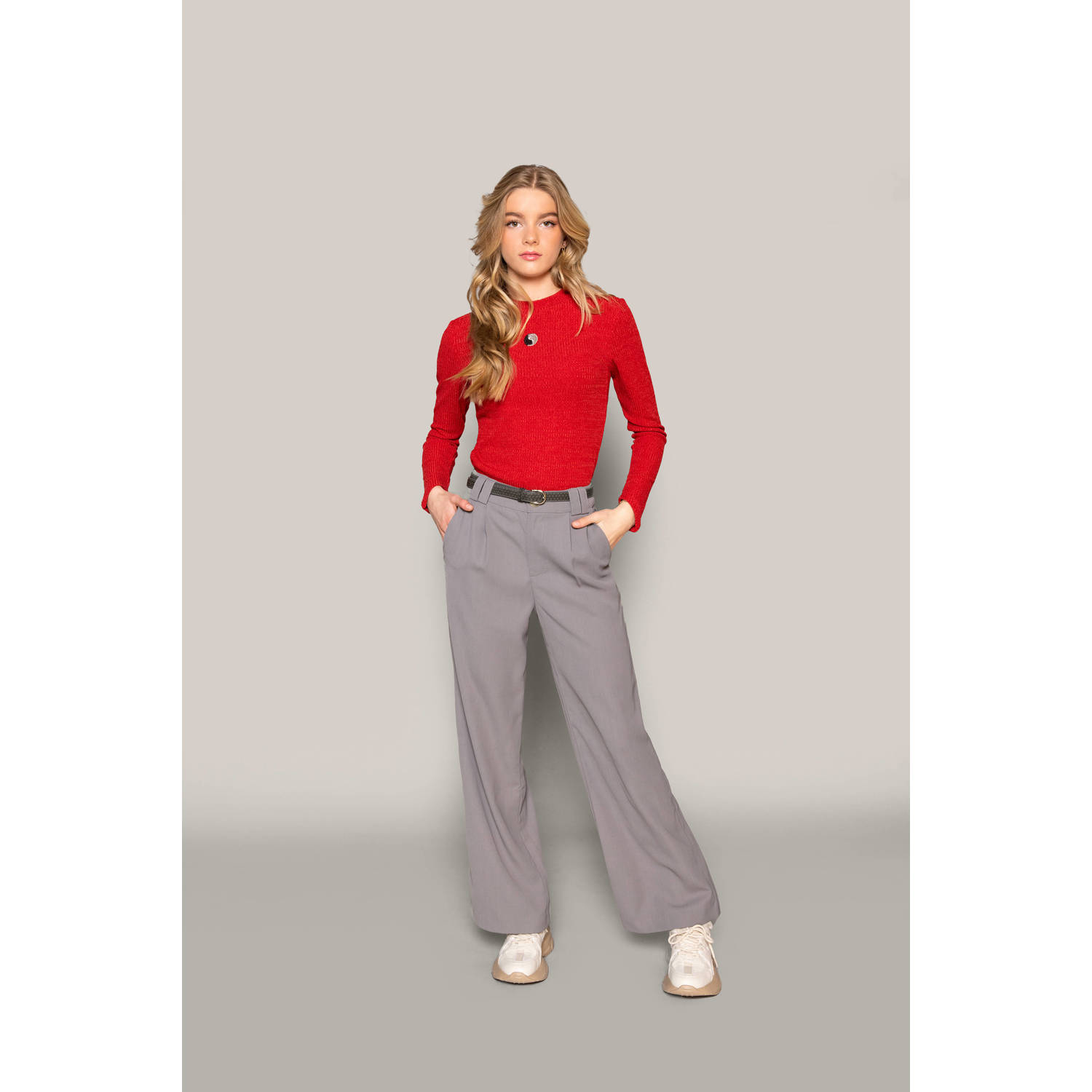 FRANKIE & LIBERTY Meisjes Broeken Kaia Pants Grijs