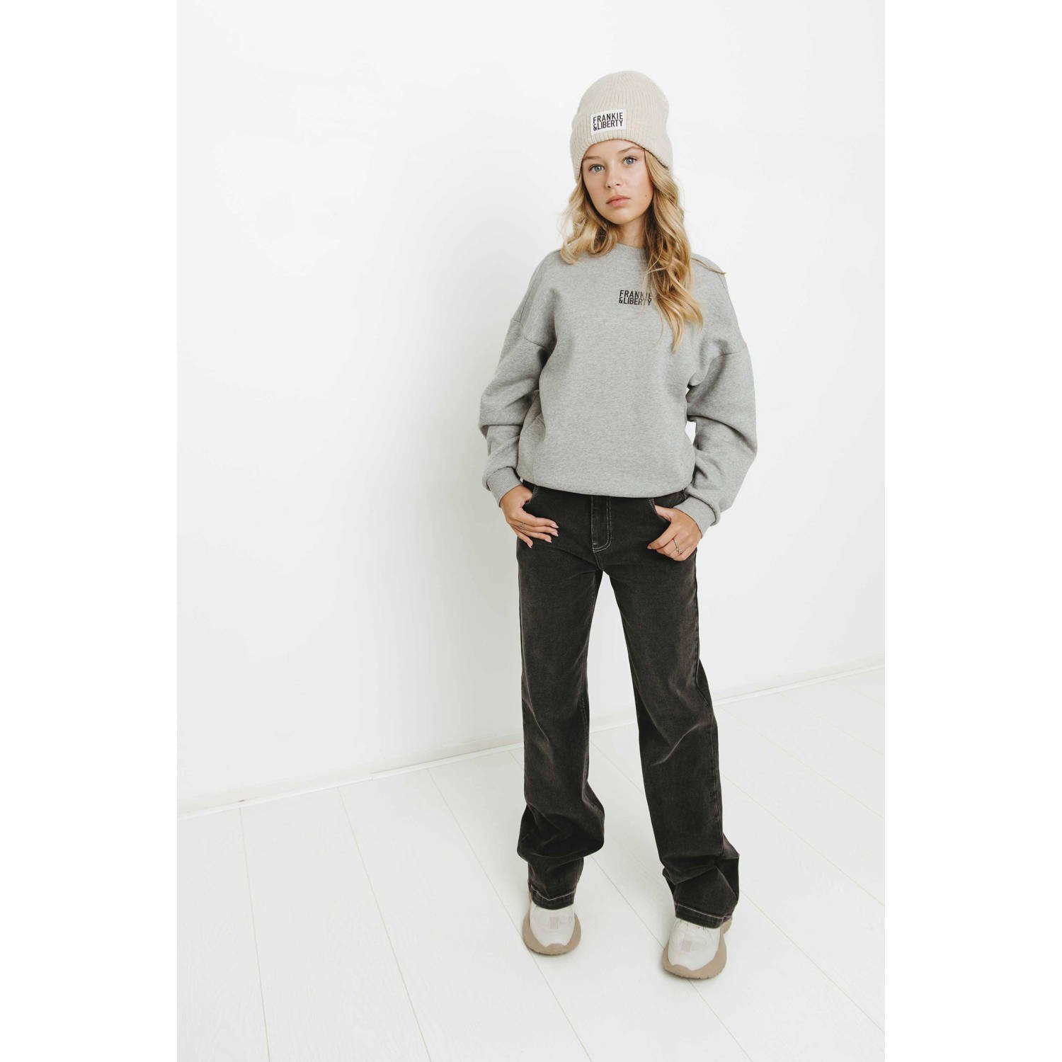 Frankie&Liberty straight leg jeans bruin