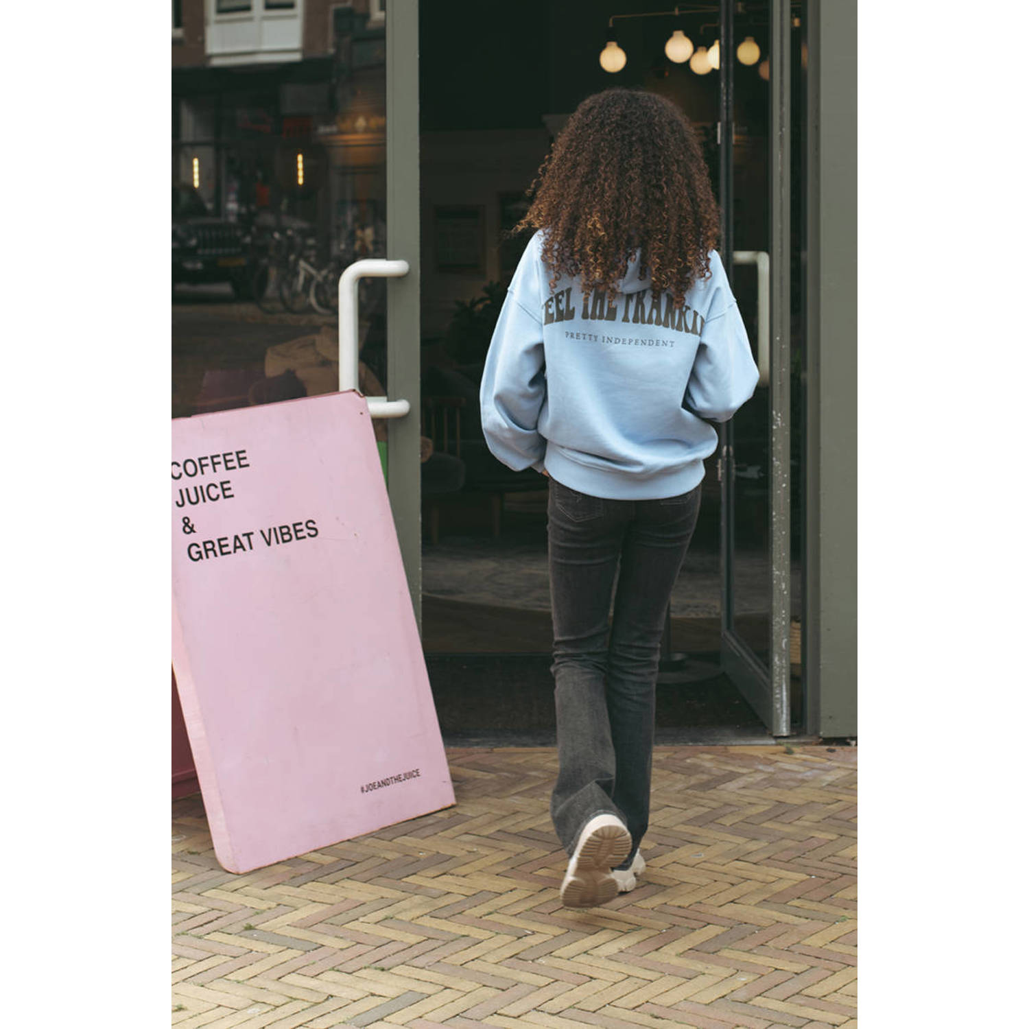 Frankie&Liberty hoodie blauw