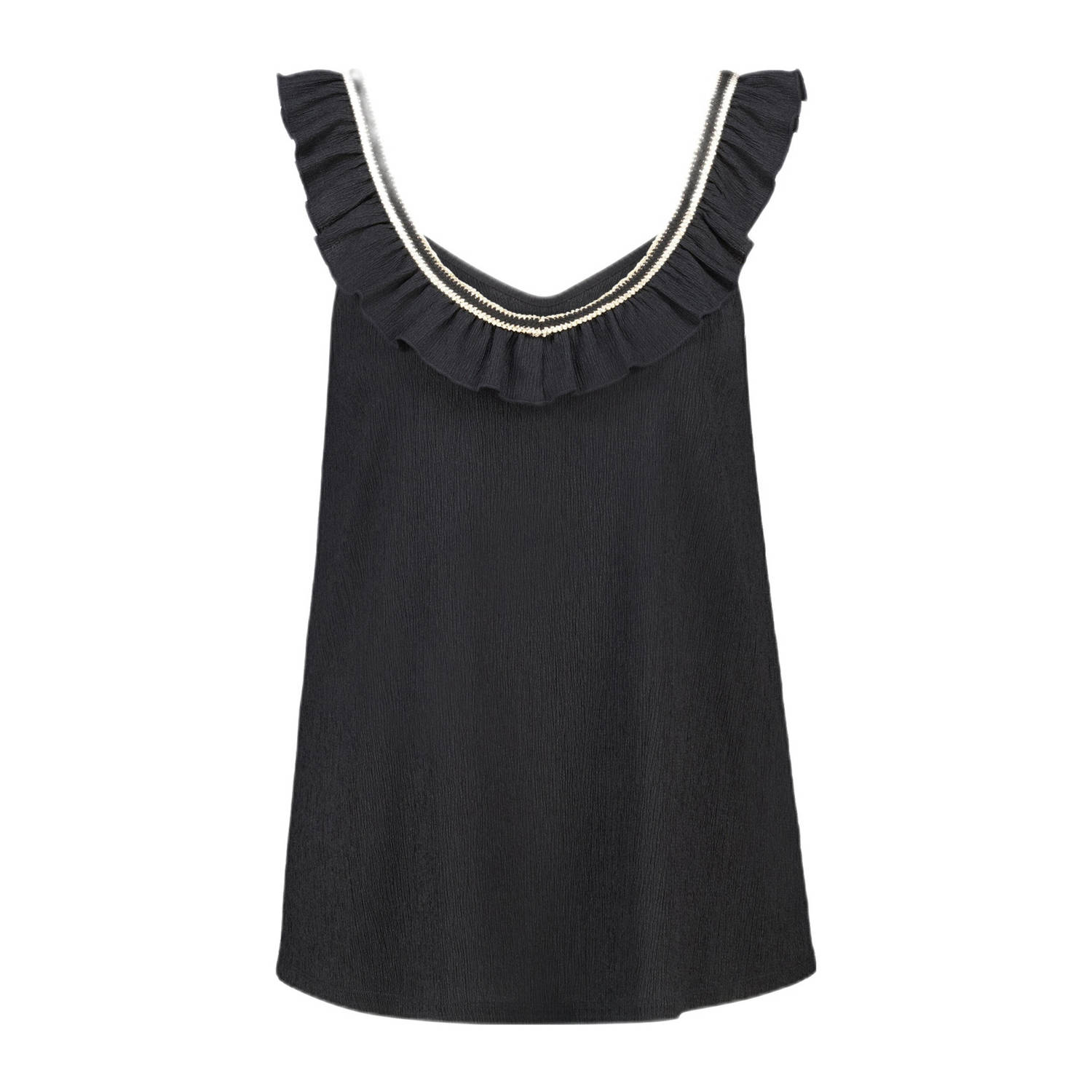MS Mode mouwloze top zwart