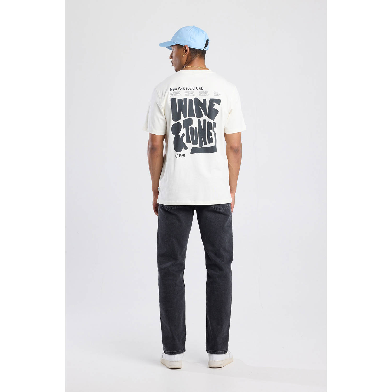 America Today regular T-shirt ecru