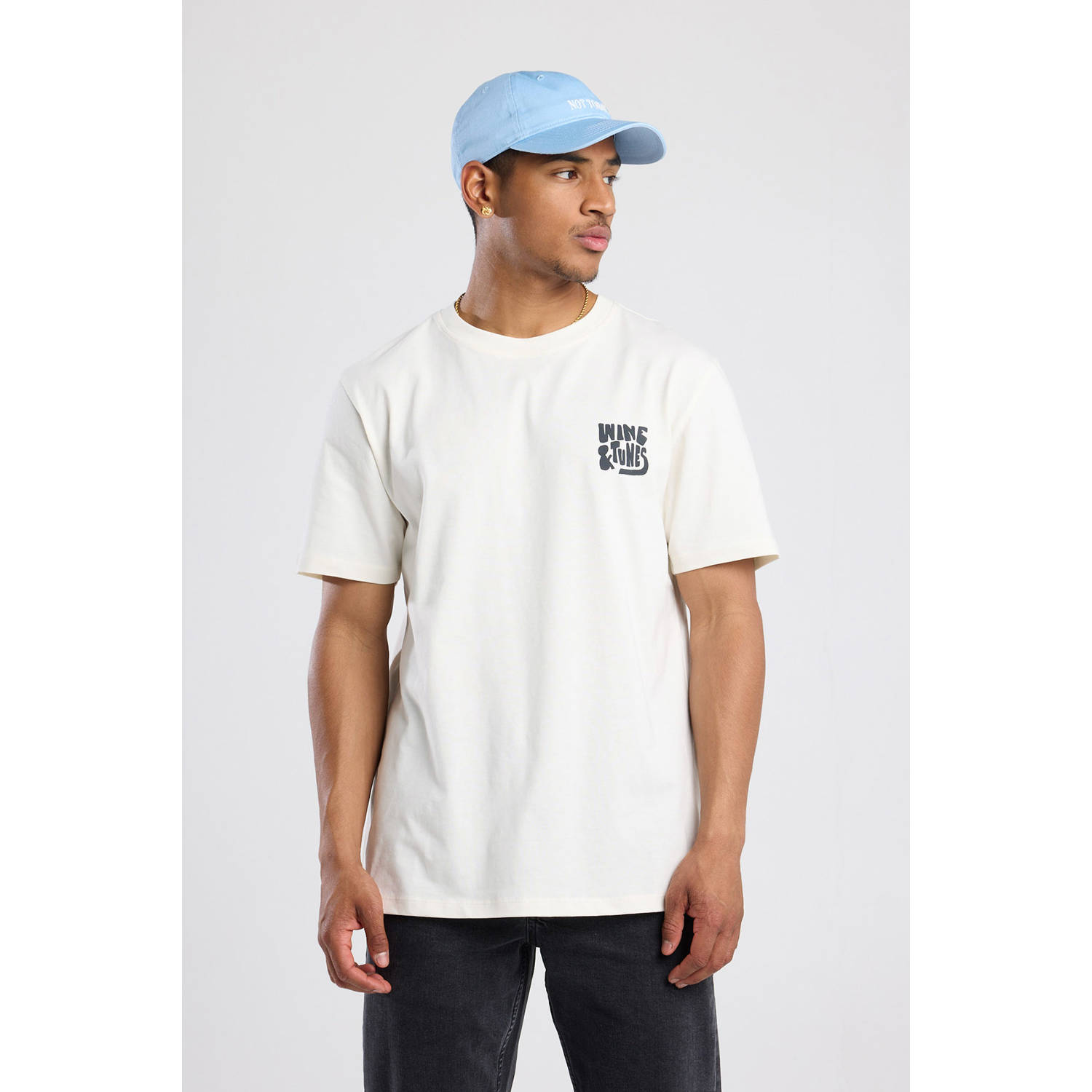 America Today regular T-shirt ecru