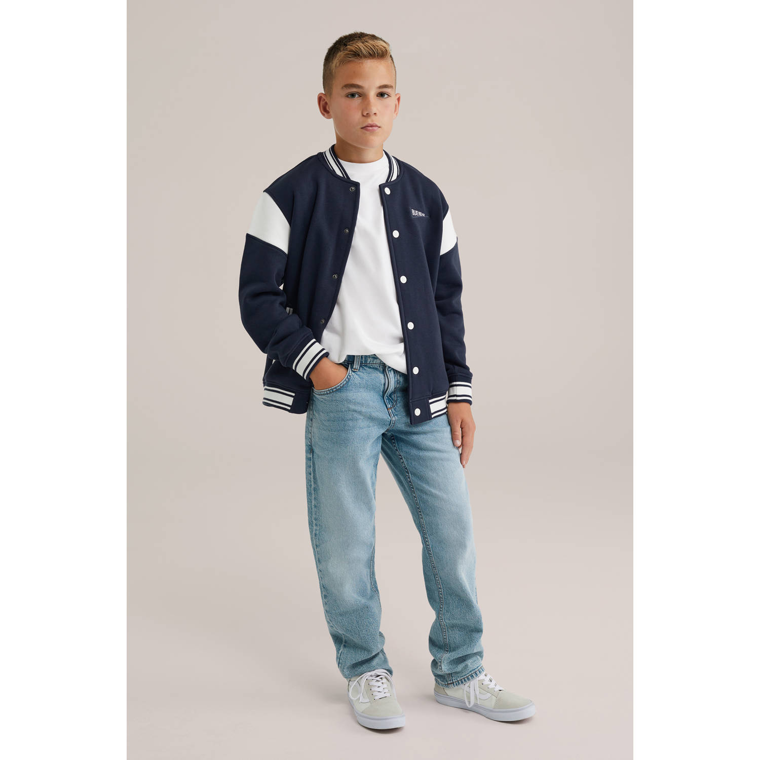 WE Fashion Blue Ridge bomberjack marine