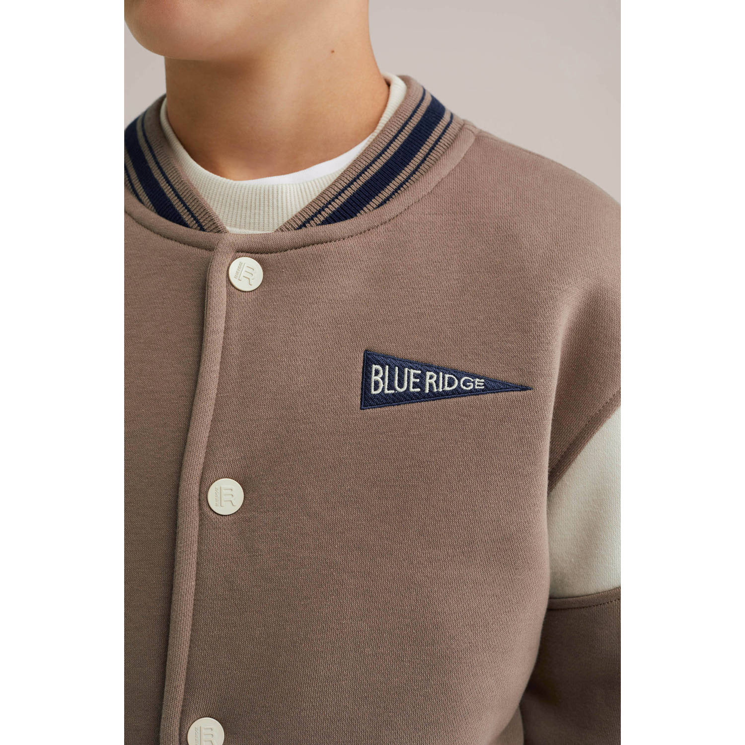 WE Fashion Blue Ridge bomberjack beige
