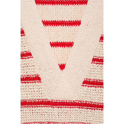 Mango maxi jurk rood afbeelding
