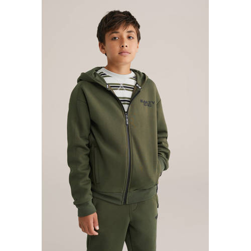 Salty Dog sweatvest donkergroen afbeelding