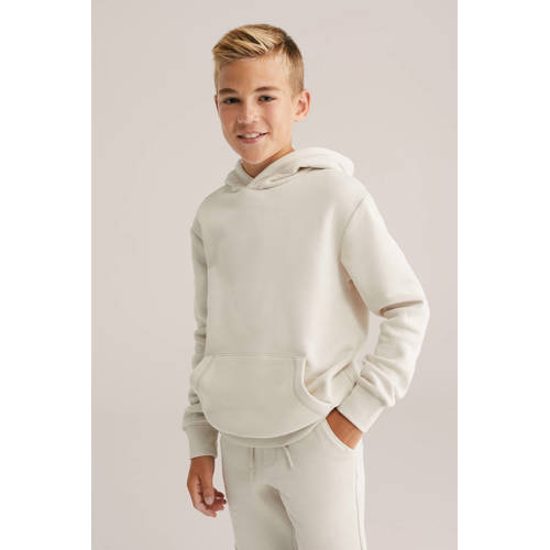 WE Fashion Blue Ridge hoodie ecru afbeelding